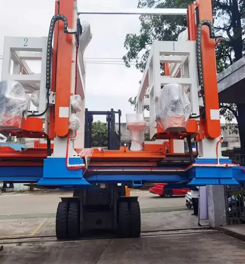 Progetto di blocco autoisolante in granuli omogenei di EPS per un cliente di Bole, provincia di Xinjiang, Cina