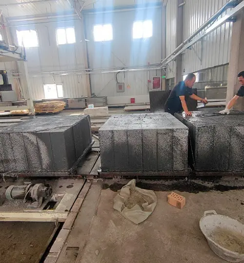 Progetto di riforma tecnologica delle attrezzature per blocchi aerati autoclavi del cliente Xinjiang Kashi