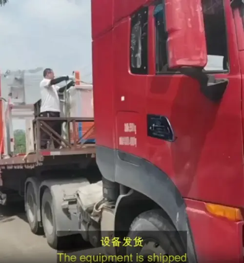 Progetto di linea di produzione di blocchi autoisolati per il cliente di Xinjiang Hotan