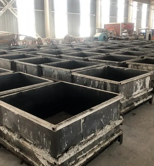 Cliente di Sichuan linea di produzione di blocchi di stampo quadrato linea di taglio sistema di aggiornamento