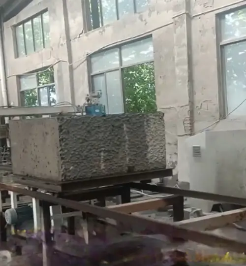 Progetto di aggiornamento del sistema di taglio della linea di produzione di blocchi di stampi quadrati del cliente Xinjiang Bazhou