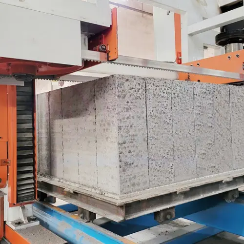 Cliente di Zhejiang linea di produzione di blocchi ceramici sistema di taglio progetto di trasformazione tecnologica