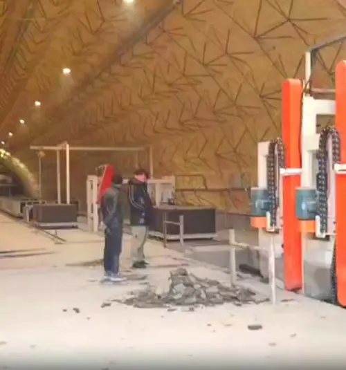 Messa in funzione con successo del progetto di linea di produzione di blocchi per un cliente dell'Asia centrale in Kirghizistan